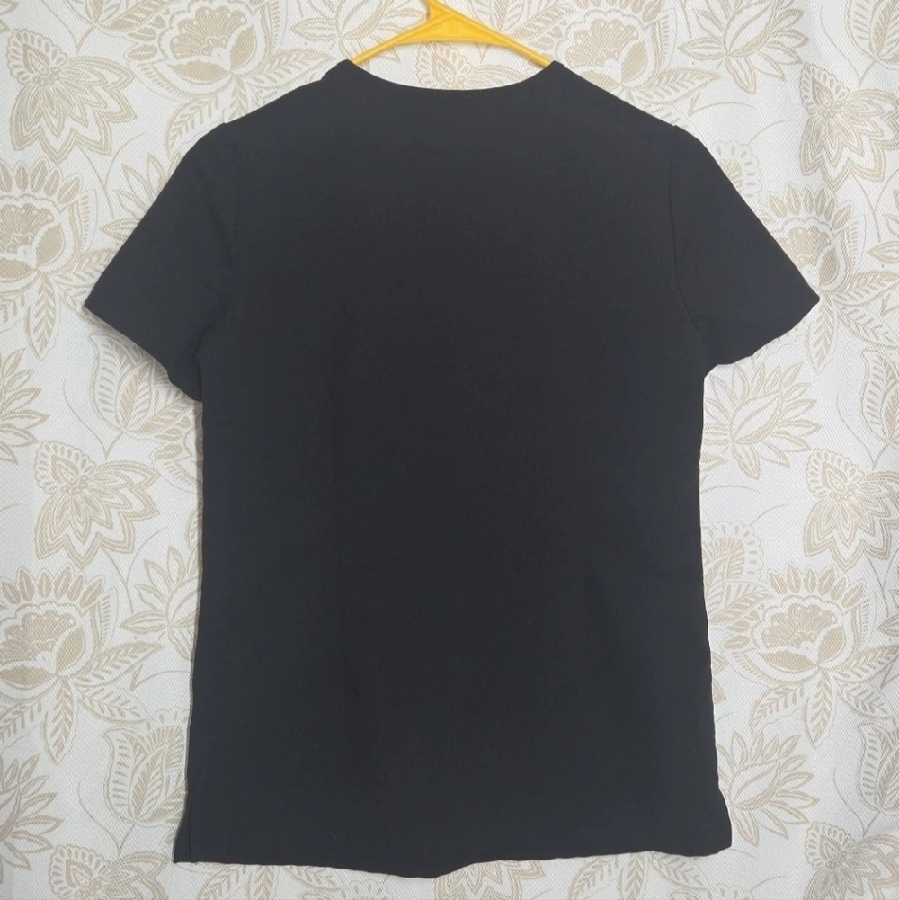 FIGS CASMA THREE POCKET BLACK SCRUB TOP XXS EUC MEDICAL NURSE DENTAL DOCTOR EUC - Picture 4 of 8